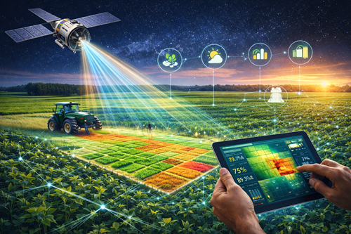 precision farming satellite