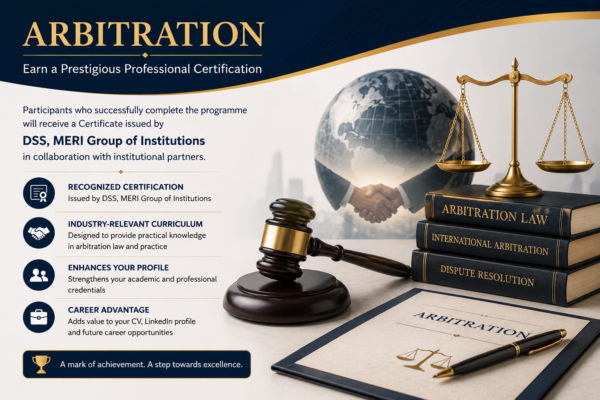 Space Course: Certificate on Arbitration in Space Industry