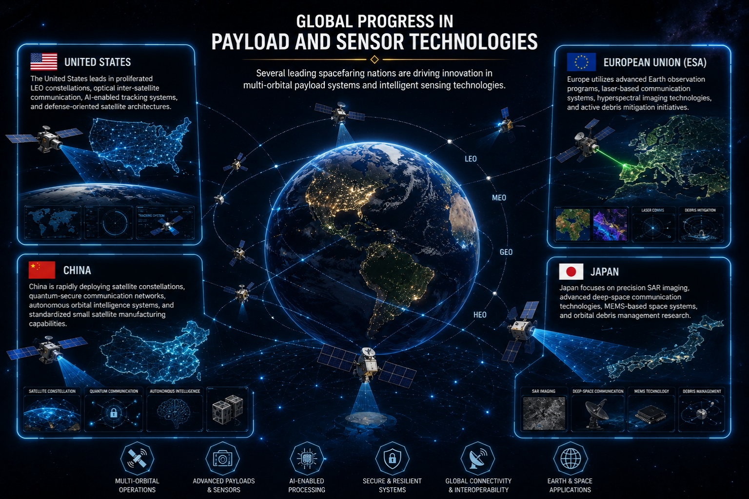 global progress in payload and sensor technology