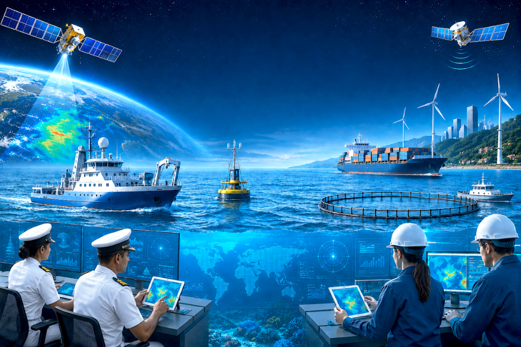 blue economy and oceanography banner